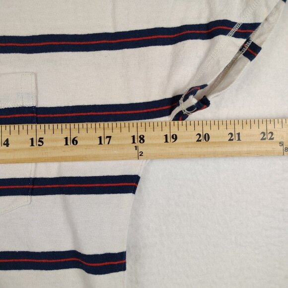 Madewell Tomboy Pocket Tee Dress in Stripe Organic Cotton Sz X Small - Picture 11 of 11